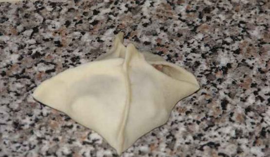 манты с кабачком