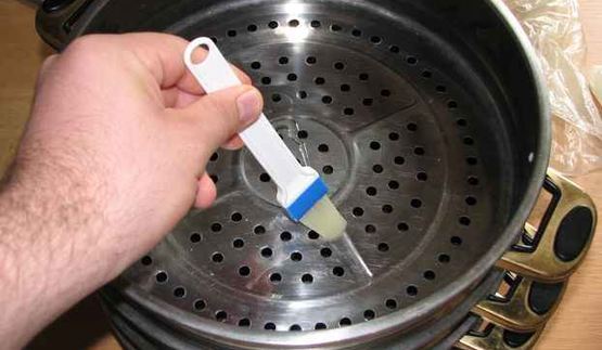 манты с кабачком