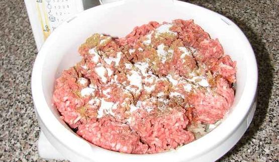 манты с кабачком