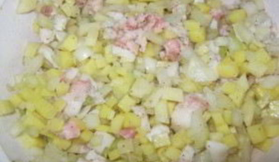 манты с картошкой и салом