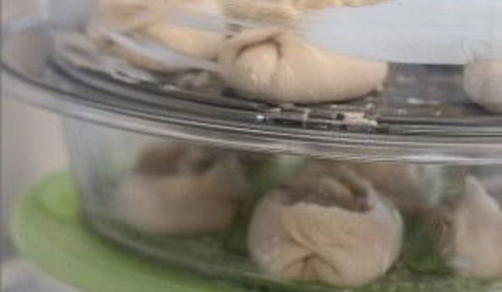 манты с куриным фаршем