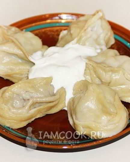 Рецепт мантов с мясным фаршем