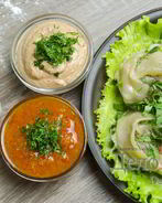 Манты с мясом и тыквой в мультиварке