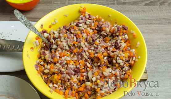 манты с мясом и тыквой в мультиварке