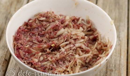 манты с мясом