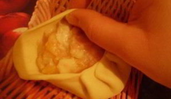 манты с тыквой и курицей