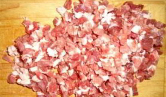 манты с тыквой и мясом