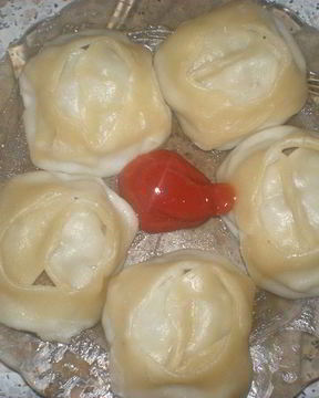 Манты с тыквой