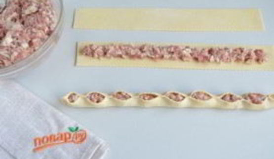 манты в форме розочек