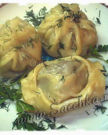 Рецепт мантов в пароварке