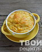 Морковно-картофельное пюре с сыром