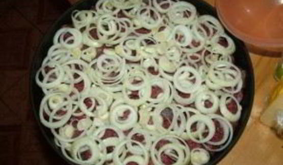 баранина по-французски