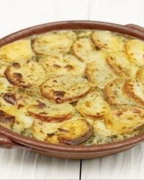 Картофель со свининой по-французски