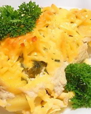 Картофельный гратен с сыром по-французски