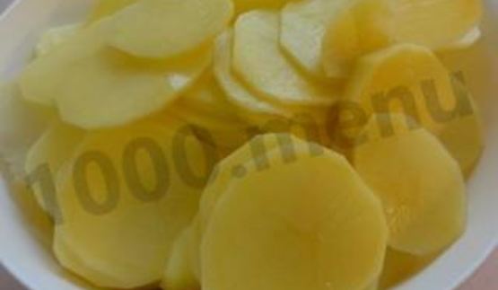 картошка по-французски с фаршем в духовке