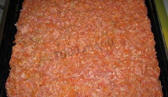 картошка по-французски с фаршем в духовке