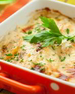 Куриное филе с грибами по-французски