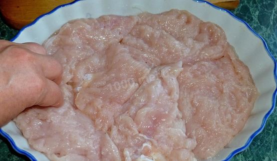 мясо по-французски из курицы