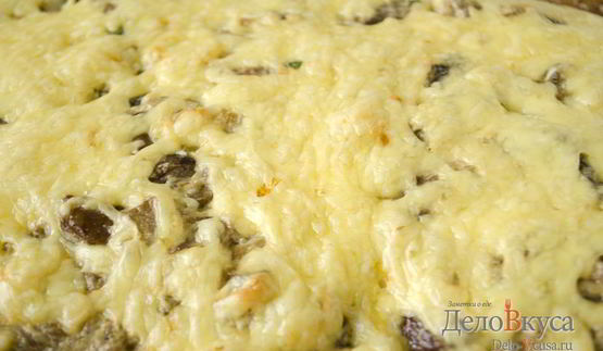 мясо по-французски из свинины с грибами