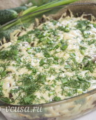 Мясо по-французски с картофелем