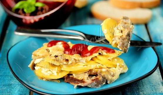 мясо по-французски в мультиварке