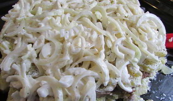 мясо с картофелем по-французски