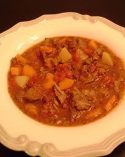 Рецепт тушеной говядины с картошкой по-французски