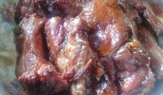 бараньи ребрышки барбекю в соусе наршараб