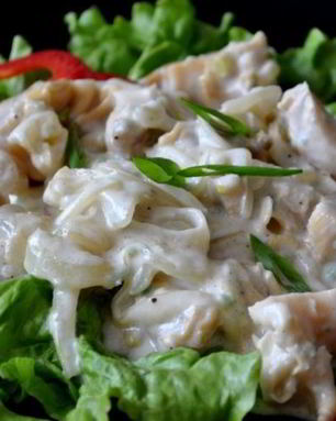 Бефстроганов из кальмаров