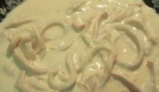 бефстроганов из кальмаров