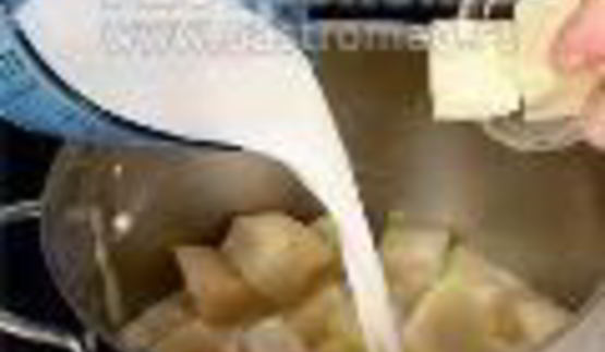 бифштекс шатобриан с пюре из сельдерея