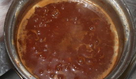 глазированная свинина с кукурузным салатом