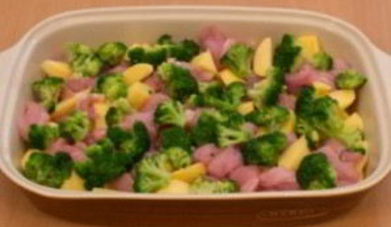 индейка под соусом бешамель