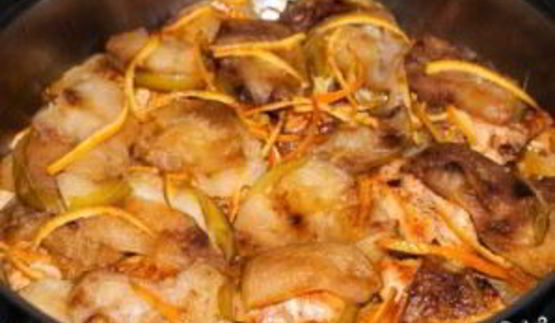 индейка, тушенная в вине