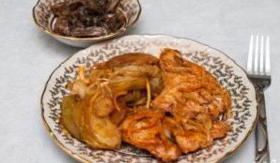 индейка, тушенная в вине