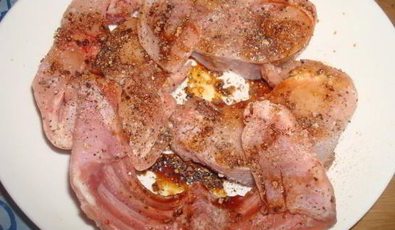 кеджену из кролика с инбирем