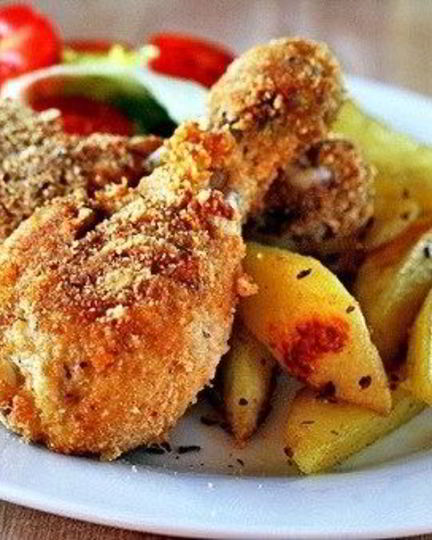 Рецепт хрустящих куриных ножек