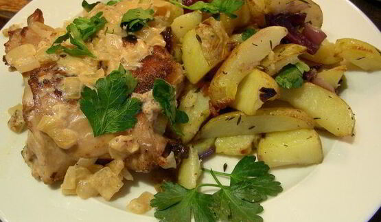 кролик в молоке