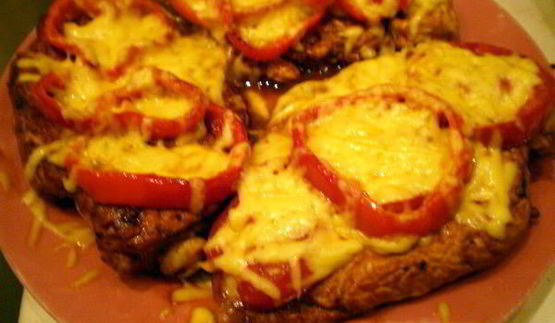 куриное филе в чесночной карамели с перцем