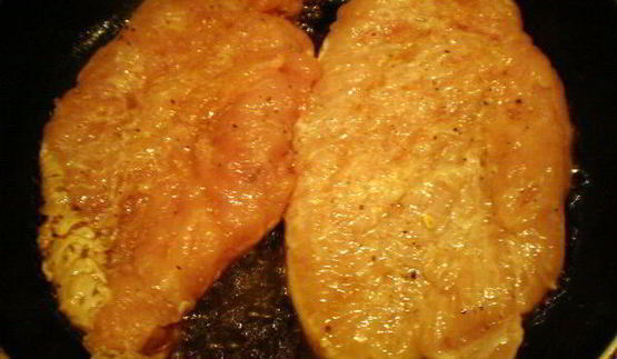 куриное филе в чесночной карамели с перцем