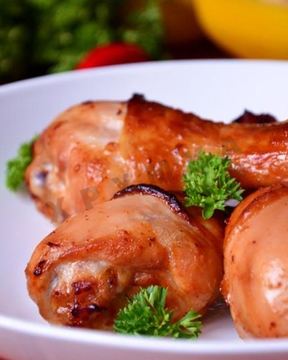 Куриные голени в горчично-медовом маринаде