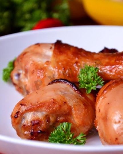 Рецепт куриных голеней в горчично-медовом маринаде