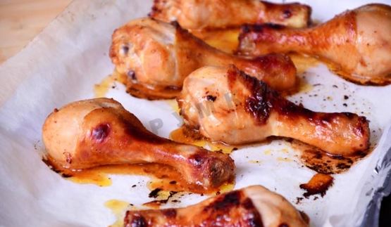 куриные голени в горчично-медовом маринаде