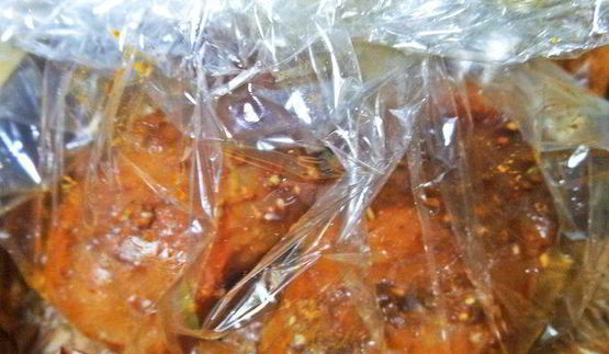 куриные грудки, запеченные в рукаве
