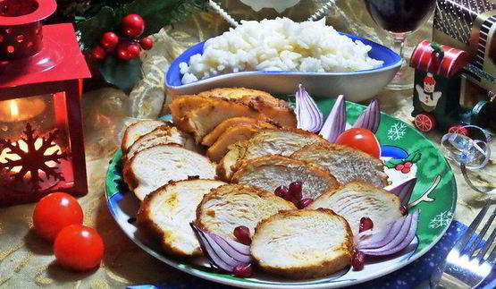 куриные грудки, запеченные в рукаве