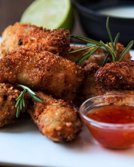 Рецепт куриных крылышек в маринаде из пахты