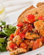 Курица с болгарским перцем