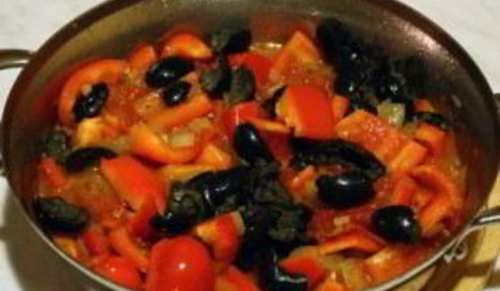 курица с болгарским перцем