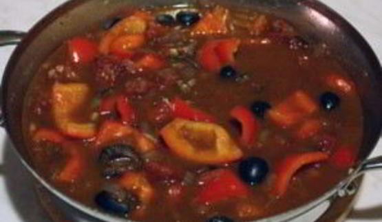 курица с болгарским перцем