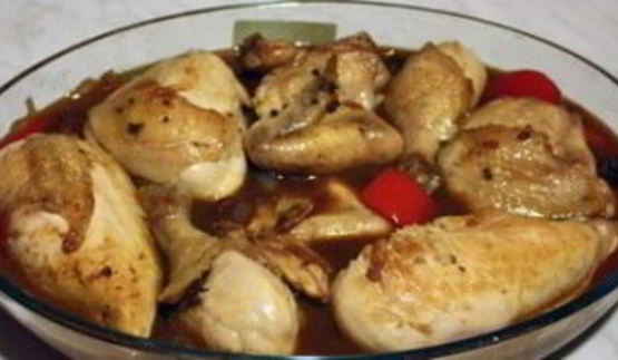 курица с болгарским перцем